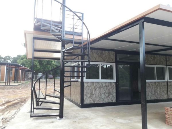 บ้านสำเร็จรูป MK24 ตกแต่ง เพิ่มบันไดวน - Image 2