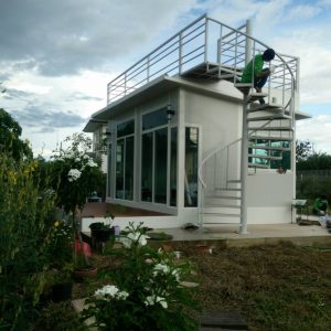 บ้านสำเร็จรูป MS07 ระเบียงบนเต็ม