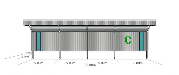 โกดังสำเร็จรูป HW-HC  18x21x6.9 - Image 7