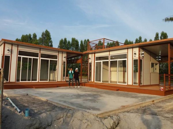 บ้านสำเร็จรูป MS07 สุพรรณบุรี 2 หลัง ติดกัน